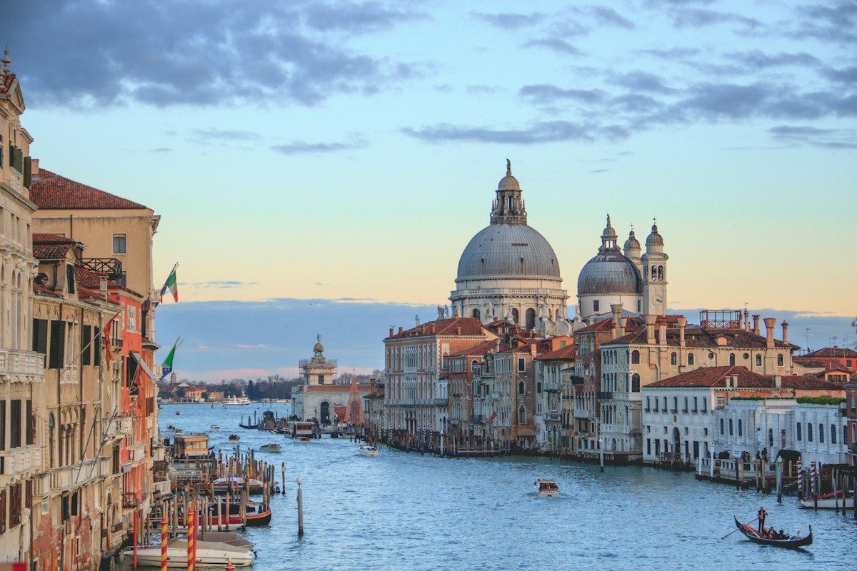 Canales y arquitectura de Venecia